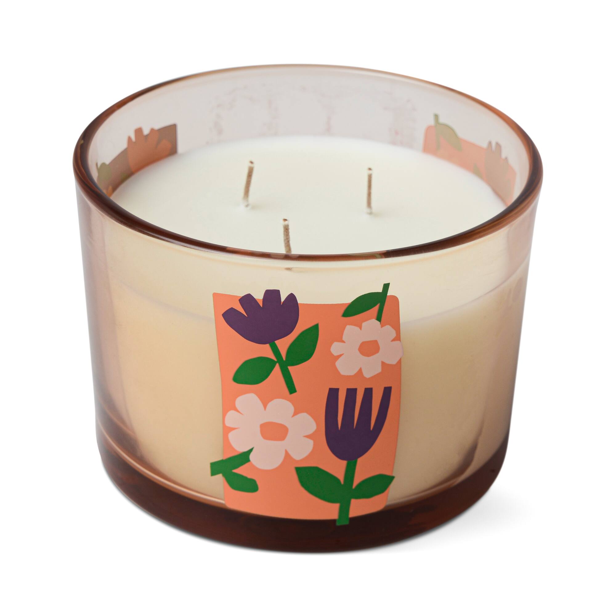 Foundry Candle Co. 12 oz. Cactus Flower Soy Blend 3 Wick Candle